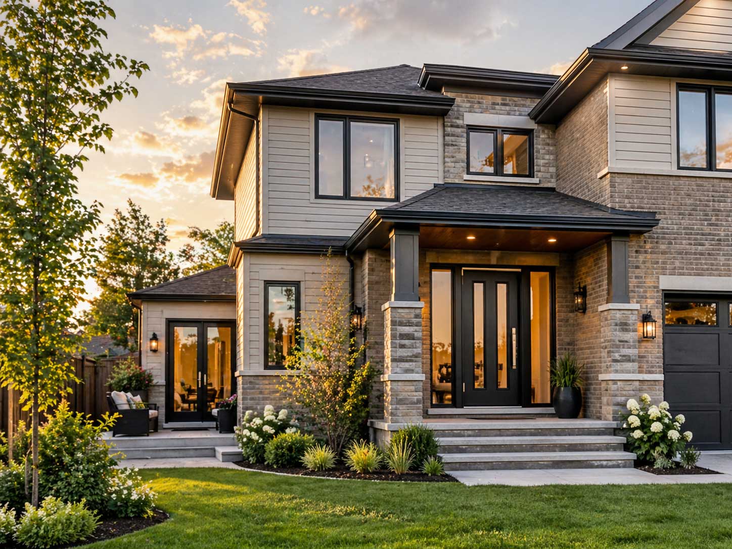Premium door installation by Wide View Contracting