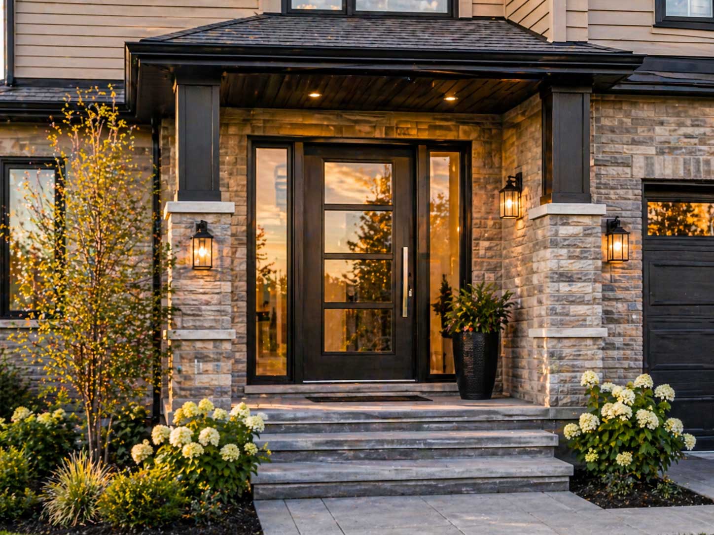 Premium door installation by Wide View Contracting